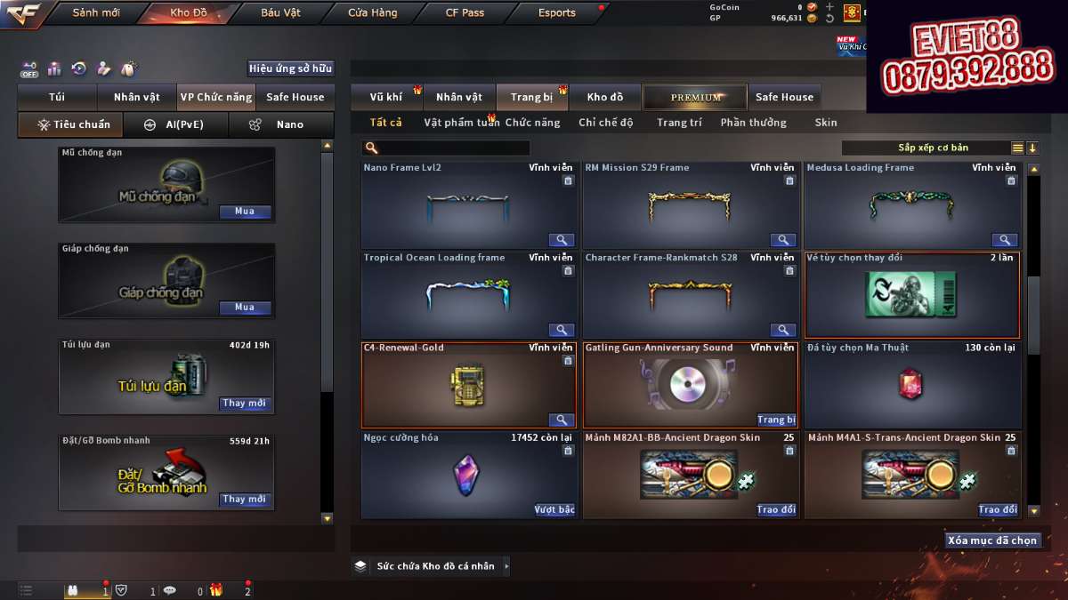 shop acc cf uy tin gia re